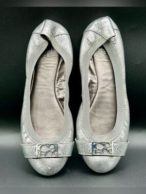 COACH Ballet Leather Flats. Size 9.5 B